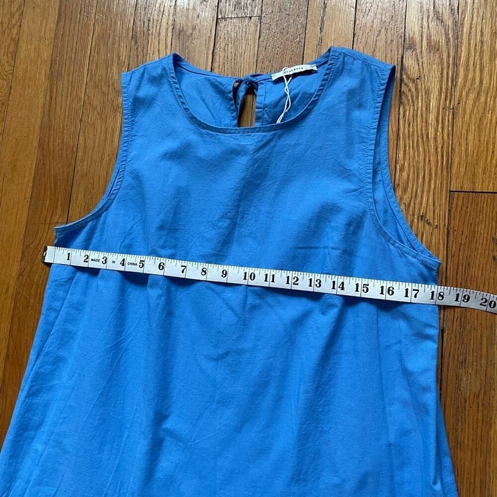 Reserved A-Line Drop Waist Dress with Pockets - Picture 6 of 8
